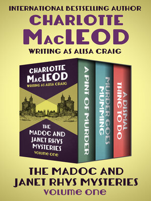 cover image of The Madoc and Janet Rhys Mysteries Volume One